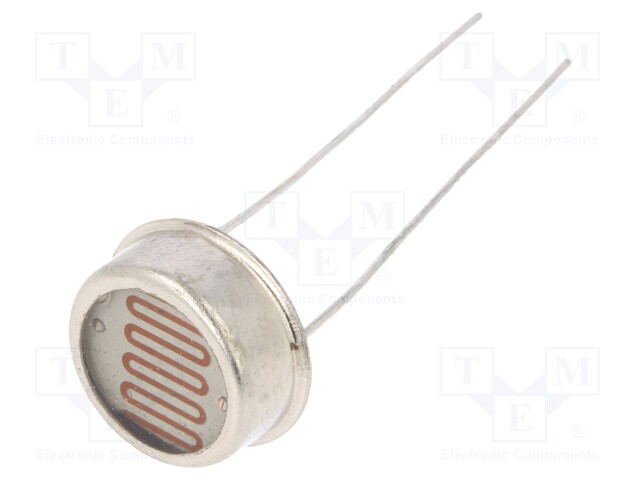 Photoresistor; 250mW; 2÷5kΩ; 560nm; Mounting: THT; 250VDC