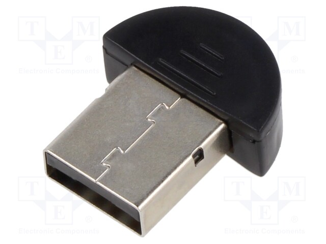 BT adapter; black; USB A plug; Bluetooth 2.0 EDR,USB 2.0; 20m