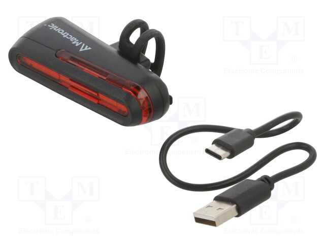 Torch: LED bike torch; 2.5h; 20lm; IPX4; RED LINE 2.0