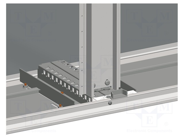 Adjustment rail; 400mm; Spacial SM,for enclosures