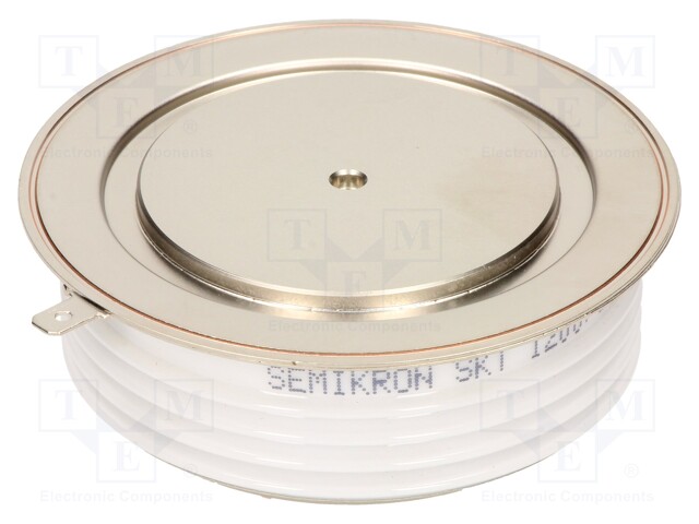 Hockey-puck thyristor; 1.6kV; 1.2kA; 250mA; Ifsm: 30kA; B14