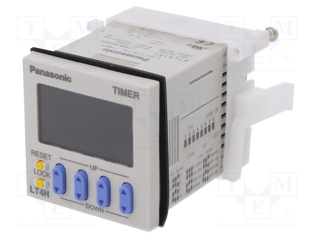 Timer; Range: 0,001s÷999,9h; SPDT; 100÷240VAC; socket,on panel
