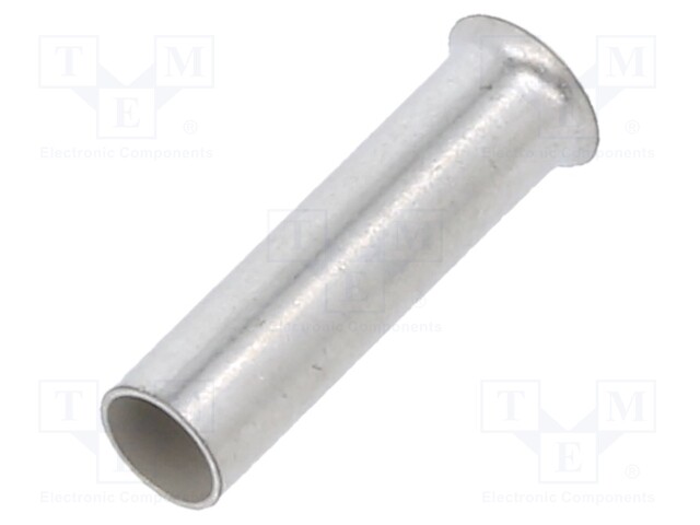 Tip: bootlace ferrule; non-insulated; 2.5mm2; 10mm; tinned