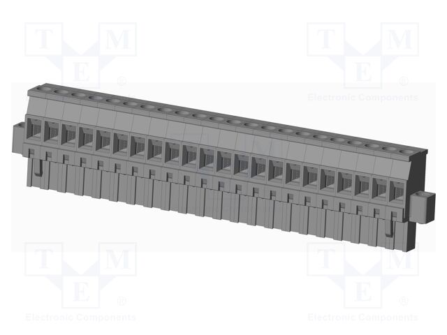 Connector: pluggable terminal block; plug; female; angled 90°