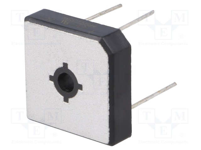 Single-phase bridge rectifier; Urmax: 600V; If: 25A; Ifsm: 400A