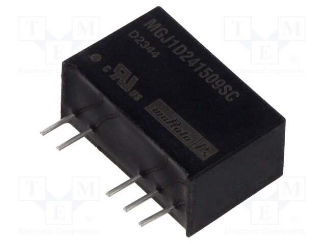 Converter: DC/DC; 1W; SIP; THT; MGJ1; OUT: 2