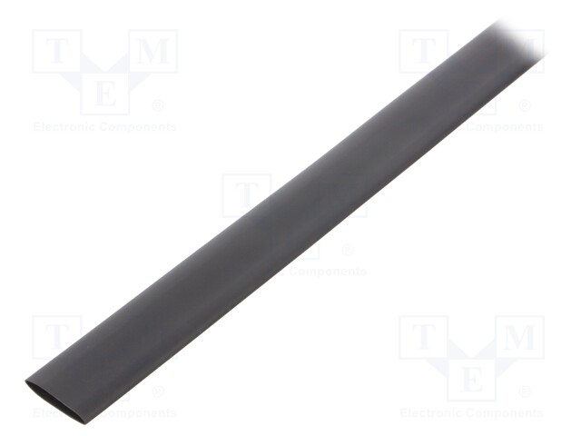 Heat shrink sleeve; glueless; 2: 1; 150mm; black; polyolefine