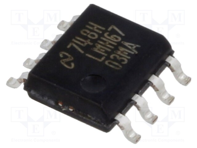 IC: operational amplifier; 1.2GHz; Ch: 1; SO8; ±4÷6VDC