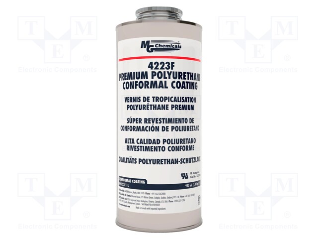 Protective coating; urethane; liquid; 55ml; -65÷125°C; 25÷75um
