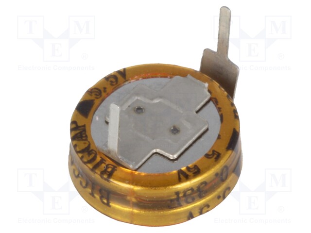Capacitor: electrolytic; backup capacitor,supercapacitor; THT