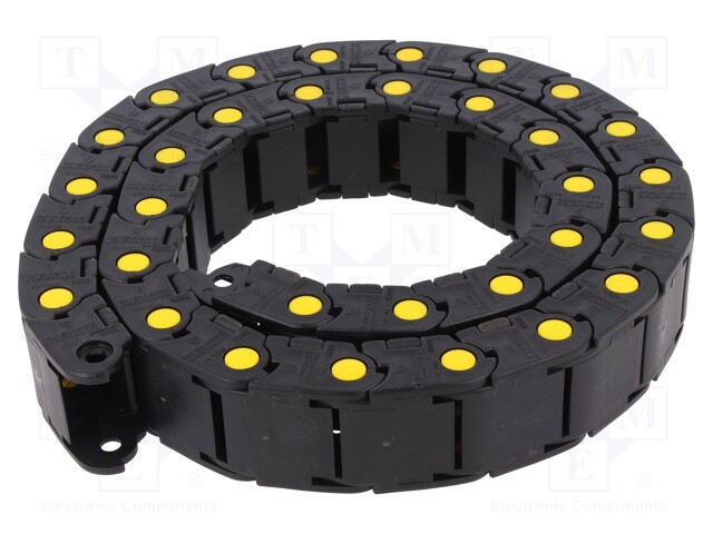 Cable chain; MEDIUM; Bend.rad: 120mm; L: 990mm; Int.height: 18mm