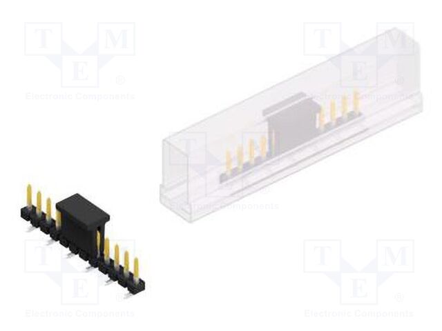 Connector: pin strips; pin header; male; PIN: 12; 2.54mm; SMT; 1x12