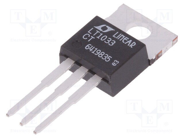 IC: voltage regulator; adjustable; -32÷-1.2V; 3A; TO220; THT