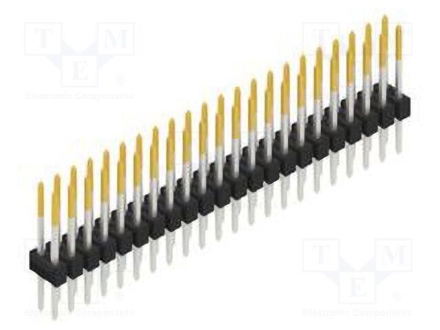 Connector: pin strips; pin header; male; PIN: 44; 2.54mm; THT; 2x22