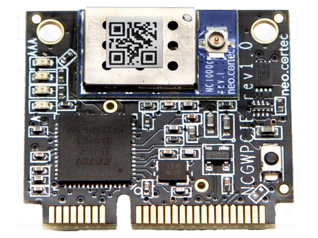 Module: RF; u.FL; RF; 868MHz; miniPCI,UART,USB; SMD; 30x27mm; U.FL
