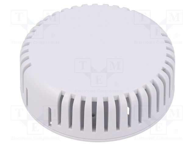 Enclosure: for alarms; Z: 20.3mm; ABS; white; Ø: 60mm; Series: 1551V