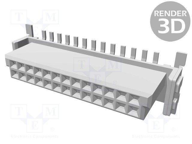 Connector: PCB to PCB; female; PIN: 26; 1.27mm; Series: har-flex