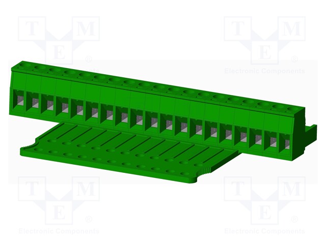 Connector: pluggable terminal block; plug; female; straight; 300V