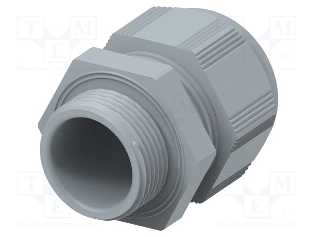 Cable gland; without nut; M40; 1.5; IP68; Mat: polyamide; grey