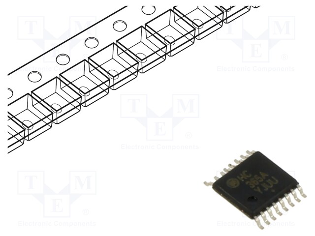 IC: digital; 3-state,buffer,hex; Ch: 6; CMOS; SMD; TSSOP16; HC; HC