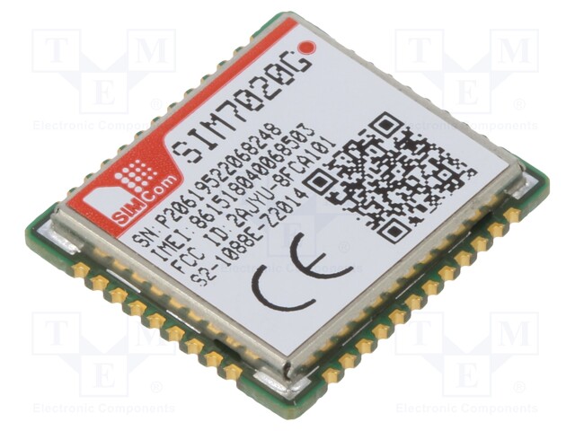 Module: LTE; SMD; LTE Cat M1/NB1; 17.6x15.7x2.3mm