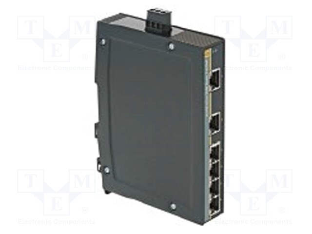 Industrial module: switch Ethernet; unmanaged; 9÷60VDC; RJ45