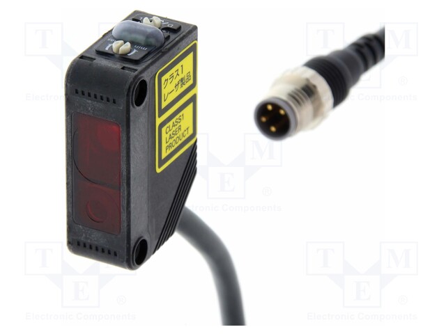 Sensor: laser; Range: 20÷300mm; PNP; DARK-ON,LIGHT-ON; 100mA; PIN: 4