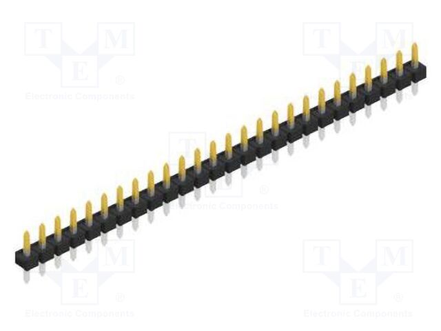Connector: pin strips; pin header; male; PIN: 26; 2.54mm; THT; 1x26