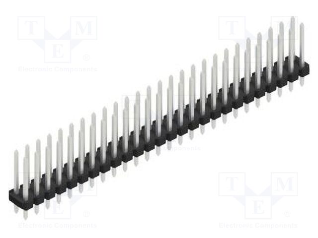 Connector: pin strips; pin header; male; PIN: 52; 2.54mm; THT; 2x26