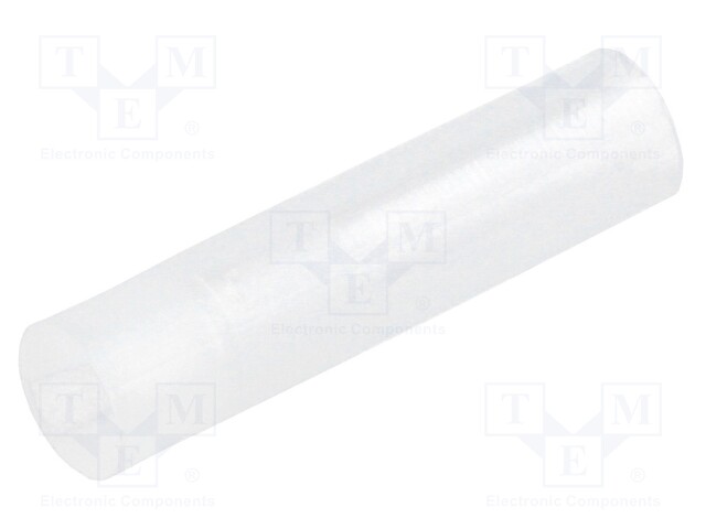 Spacer sleeve; LED; Øout: 4mm; ØLED: 3mm; L: 16.5mm; natural; UL94V-2