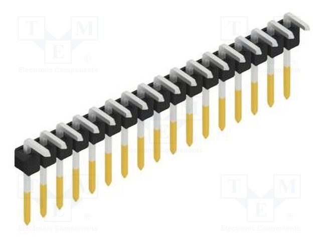 Connector: pin strips; pin header; male; PIN: 17; 2.54mm; THT; 1x17