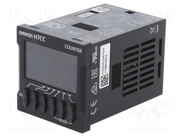 Counter: electronical; LCD x2; pulses; -99999÷999999; SPDT; PIN: 11