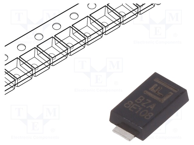 Diode: transil; 600W; 28.1V; 15.5A; unidirectional; ±5%; DO221AC