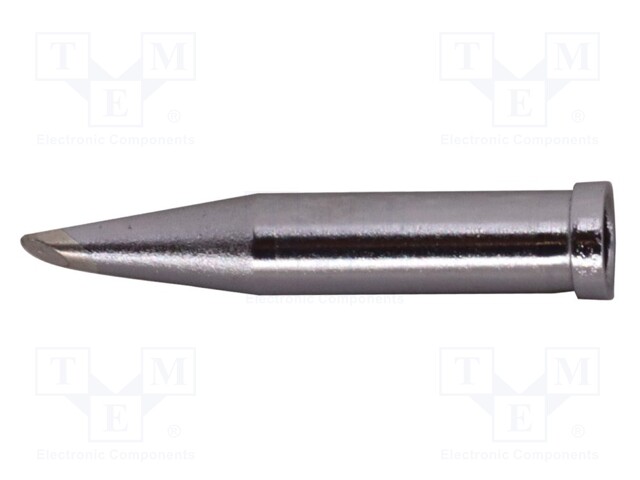 Soldering Tip, Hoof/Concave/60° Bevel, 1.5 x 12 mm, Soldering Station