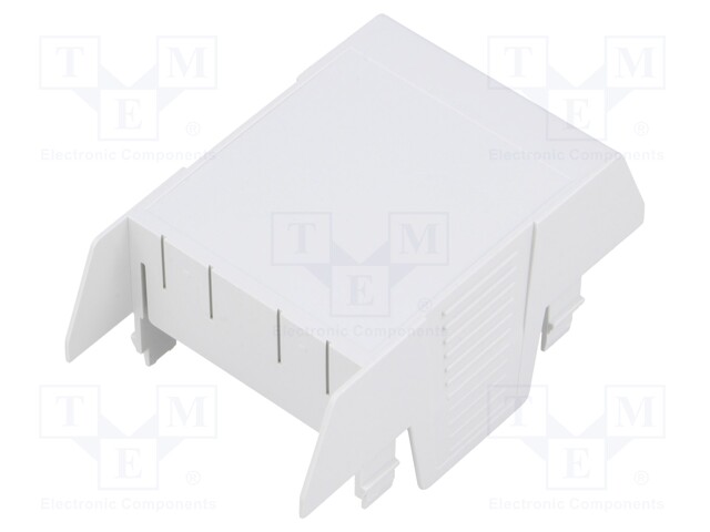 Cover; for enclosures; UL94HB; Series: EH 45; Mat: ABS; grey; 45mm
