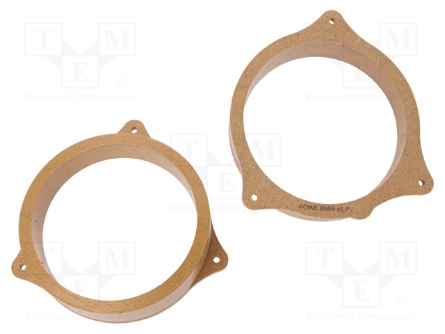 Spacer ring; MDF; 165mm; BMW; impregnated,varnished