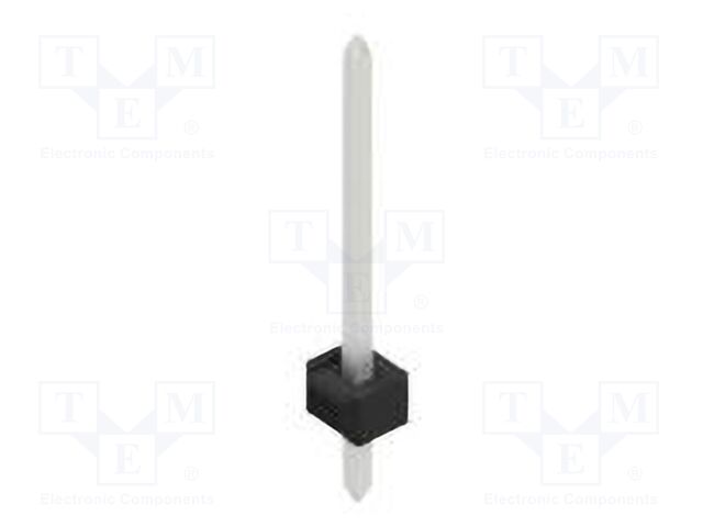 Connector: pin strips; pin header; male; PIN: 1; 2.54mm; THT; 1x1