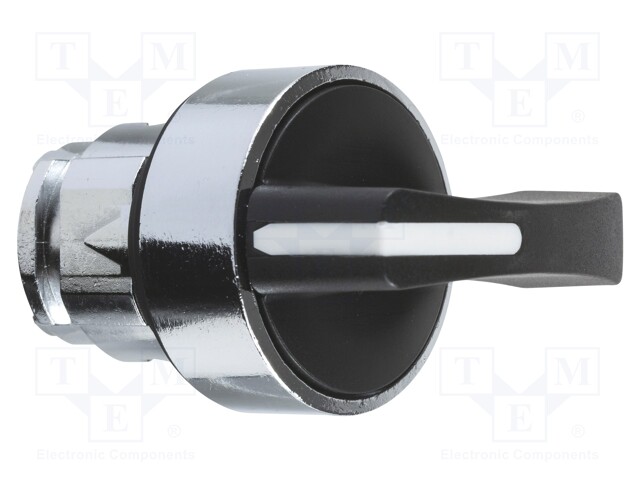 Switch: rotary; Stabl.pos: 2; 22mm; black; Illumin: none; IP66; Pos: 3