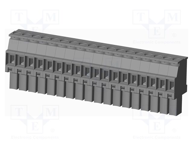 Connector: pluggable terminal block; plug; female; angled 90°