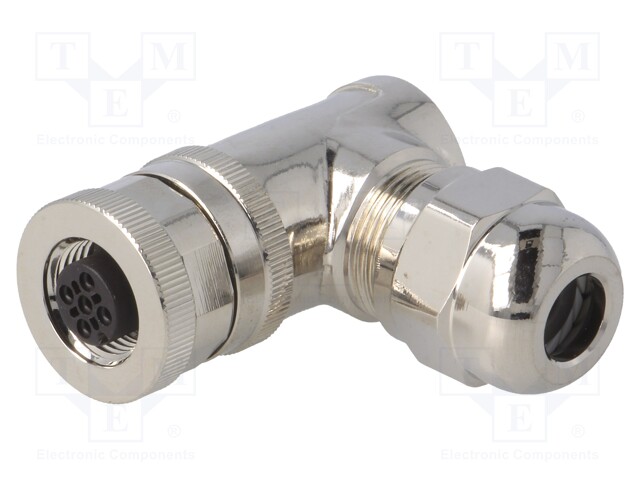 Plug; M12; PIN: 3; female; A code-DeviceNet / CANopen; for cable