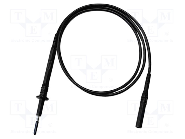 Test lead; 20A; probe tip,banana plug 4mm; Urated: 1kV; Len: 1m