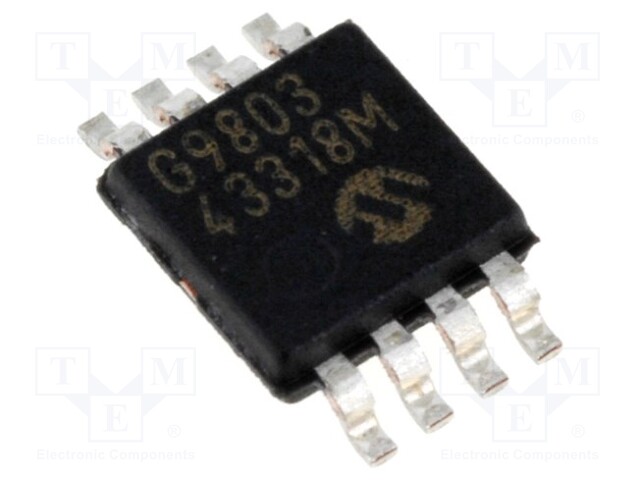 Temperature sensor; digital thermometer; -55÷125°C; MSOP8; SMD