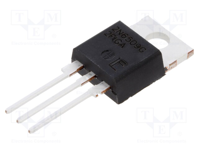 Thyristor; 800V; Ifmax: 25A; 16A; Igt: 75mA; TO220AB; THT; tube