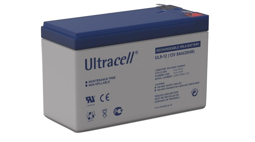 Lead acid battery 12V/9Ah 