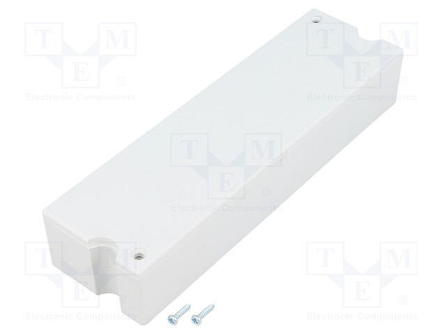 Enclosure: multipurpose; X: 40mm; Y: 139mm; Z: 25mm; ABS; grey