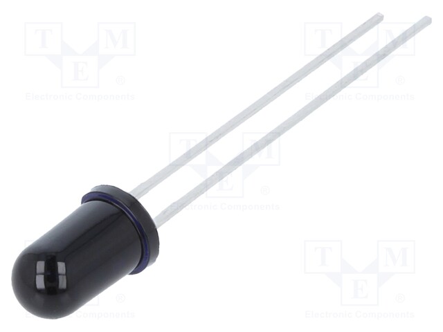 PIN IR photodiode; 5mm; 900nm; 750-1100nm; 10°; Mounting: THT; 1nA