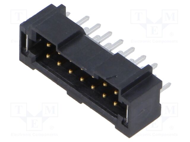 Connector: PCB to PCB; male; PIN: 14; 2mm; gold-plated; THT; socket