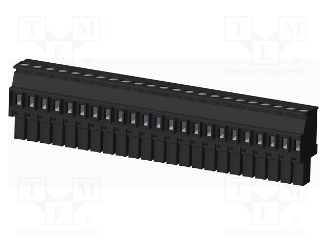 Connector: pluggable terminal block; plug; female; angled 90°
