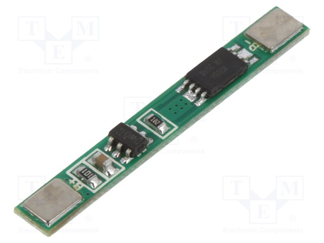40x4mm; Rechargeable battery: Li-Ion; Temp: -40÷50°C; Ifsm: 3A