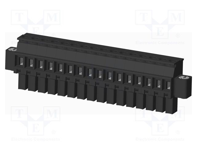 Connector: pluggable terminal block; plug; female; angled 90°